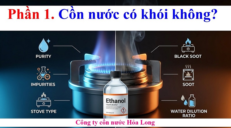 Cồn Nước Có Khói Không? Giải Đáp Chi Tiết Và Cách Sử Dụng An Toàn